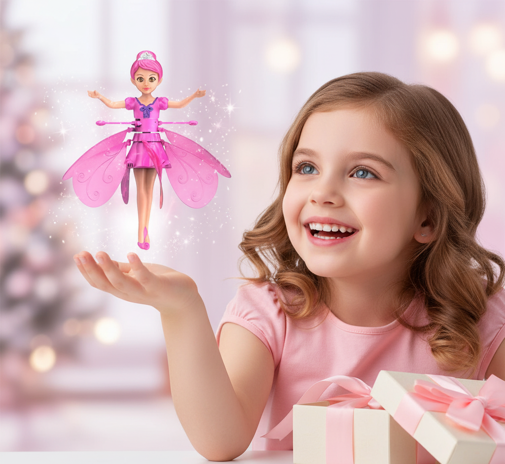 🧚♀️ Magic Flying Fairy Princess Doll ✨ Hand Sensor Hover Toy